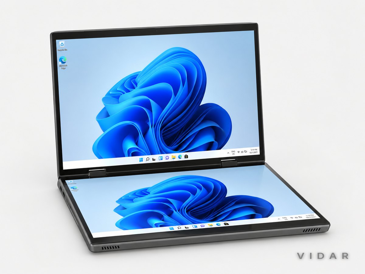 Vidar Twin 14 Dual-Screen Laptop — product photo